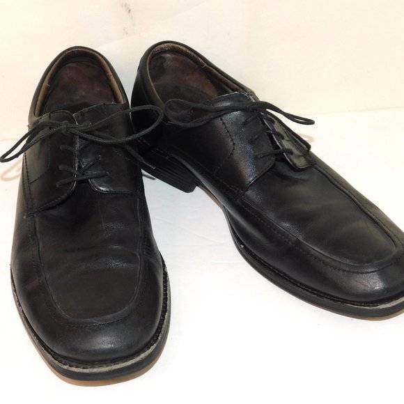Johnston & Murphy Black Soft Leather Lace Up Dress Shoes Men\'s Size 10.5 M main image 6